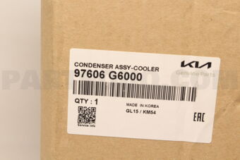 Hyundai / KIA 97606G6000 CONDENSERASSY-COOLE