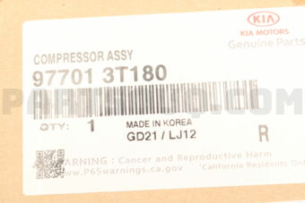 Hyundai / KIA 977013T180 COMPRESSOR ASSY