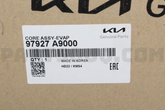 Hyundai / KIA 97927A9000 CORE ASSY-EVAP