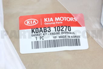 Hyundai / KIA K0AB310270 GASKET SET