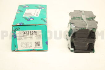 IBK Automotive D2215M BRAKE PAD FR FORTUNER (_N5_, _N6_) 2.7 (TGN61_) [09-15]