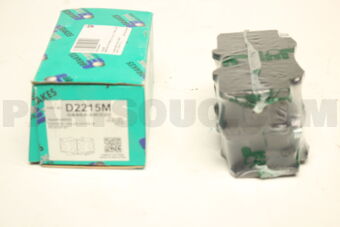 IBK Automotive D2215M BRAKE PAD FR FORTUNER (_N5_, _N6_) 2.7 (TGN61_) [09-15]