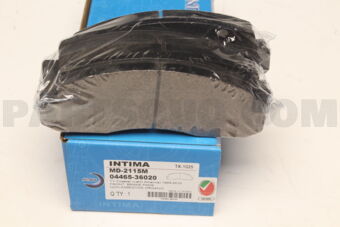 INTIMA MD2115M BRAKE PAD FRONT