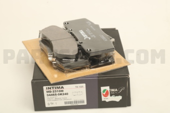 INTIMA MD2310M BRAKE PAD FRONT