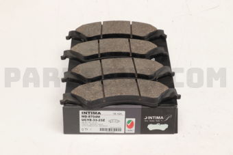INTIMA MD8704M BRAKE PAD FRONT