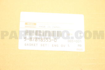 Isuzu 5878185530 GASKET SET; ENG