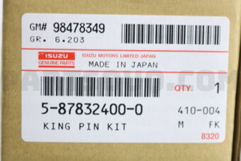 Isuzu 5878324000 KING PIN, KIT