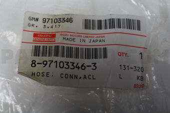 Isuzu 8971033463 HOSE CONN,ACL