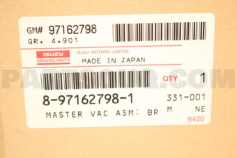 Isuzu 8971627981 MASTER VAC ASM;