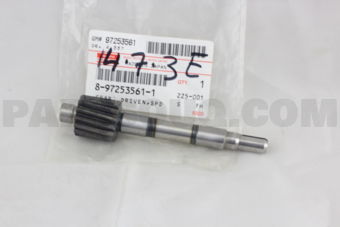 Isuzu 8972535611 GEAR; DRIVEN