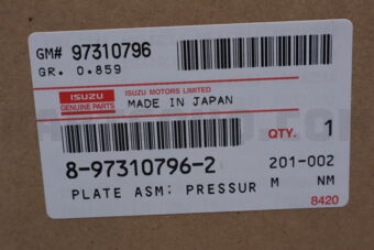 Isuzu 8973107962 PLATE ASM,PRESSURE,CLUTCH IS TRUCKS 2003-2007 ISUZU