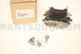 Isuzu 8978285731 PAD KIT; CALIPER,RR,W/O CLIP