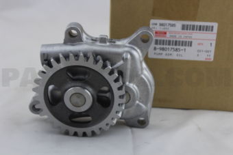 Isuzu 8980175851 PUMP ASM; OIL