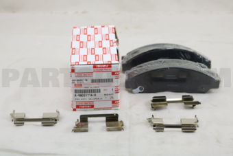 Isuzu 8980511160 PAD KIT; CALIPE
