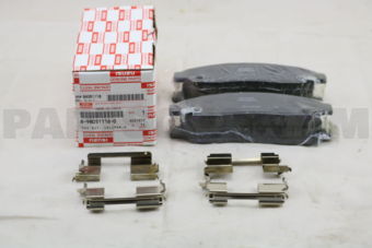 Isuzu 8980511160 PAD KIT; CALIPE