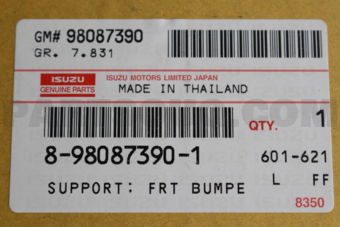 Isuzu 8980873901 Support; Frt Bumper
