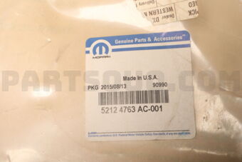 JEEP 52124763AC BRAKE DISC REAR-GC IV(WK,WK2)
