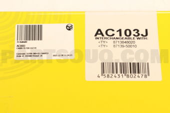JS Asakashi AC103J CABIN FILTER 1UZ-FE