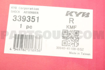 Kayaba 339351 SHOCK ABSORBER TO CAMRY/AURION FRONT RH 2011- KYB