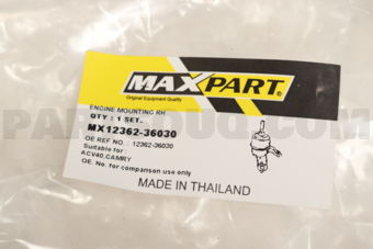 MAXPART 1236236030 ENGINE MOUNTING