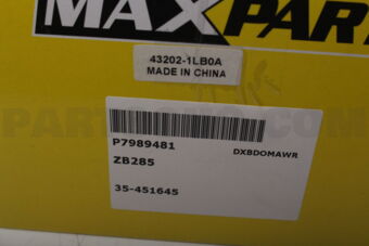 MAXPART 432021LB0A HUB BEARING REAR-SENSOR 6BOLT