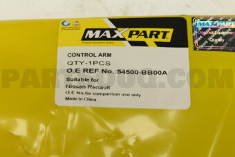 MAXPART 54500BB00AMX FRONT CONTROL ARM-RH