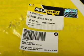 MAXPART 545013XA0AMX CONTROL ARM LOWER FRONT RH