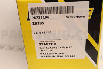 MAXPART MX23300VC20A STARTER 12V 1.4KW 9T CW