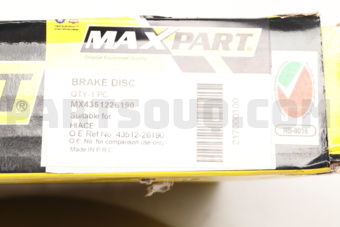 MAXPART MX4351226190 BRAKE DISC ROTOR FR