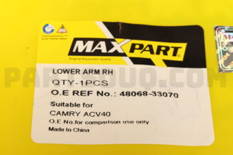 MAXPART MX4806833070 LOWER ARM RH
