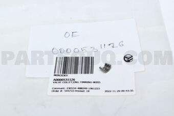 MERCEDES A0000531126 VALVE COLLET,ENG TIMMING-W205