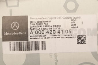 MERCEDES A0004204105 DISK BRAKE PAD