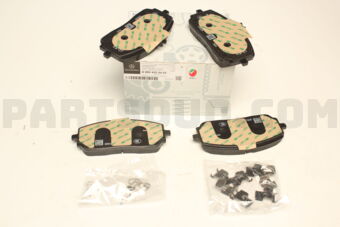 MERCEDES A0004205403 BRAKE PAD FRT-A(W177)