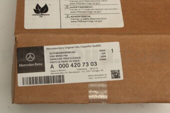 MERCEDES A0004207303 BRAKE PAD RER-GLE(W167)
