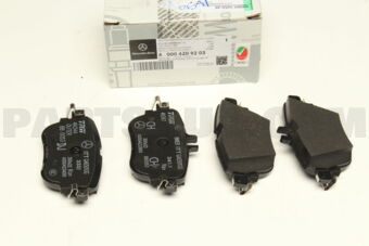 MERCEDES A0004209203 BRAKE PAD RER-E(W213)