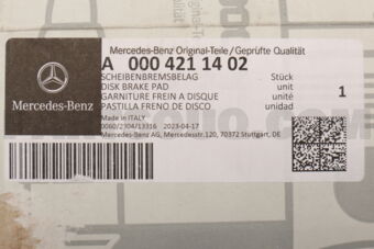 MERCEDES A0004211402 DISK BRAKE PAD