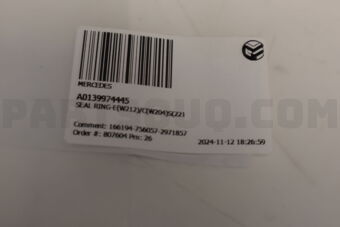 MERCEDES A0139974445 SEAL RING-E(W212)/C(W204)S(221