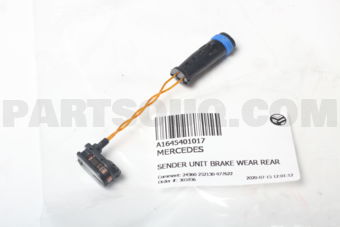 MERCEDES A1645401017 SENDER UNIT BRAKE WEAR REAR