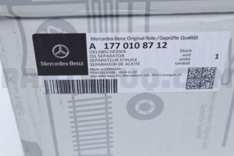 MERCEDES A1770108712 OIL SEPARATOR