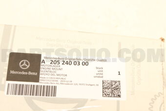 MERCEDES A2052400300 ENGINE SUPPORT FRT/RHT-C(W205)