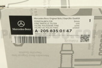 MERCEDES A2058350147 FILTER,INTERIOR AIR-C(W205)