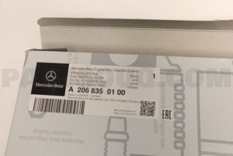 MERCEDES A2068350100 FINE PARTICLE FILTER