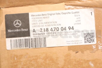 MERCEDES A2184700494 FUEL DELIVERY UNIT RH-CLS(C218
