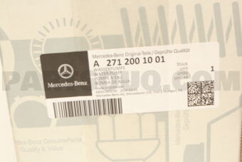 MERCEDES A2712001001 WATER PUMP-E(W212)