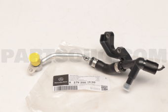 MERCEDES A2782001000 COOLANT RETURN LINE,LFT-M(W166