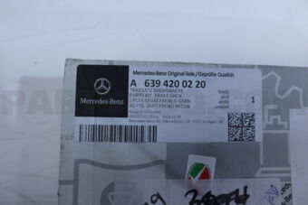 MERCEDES A6394200220 TS BREMSBACKE