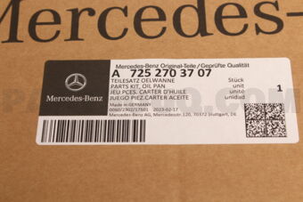 MERCEDES A7252703707 OIL SUMP,TRANSMISSION-E(W213)