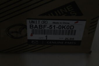 Mazda BABF510K0D UNIT(R),HEAD LAMP