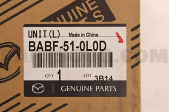 Mazda BABF510L0D UNIT(L),HEAD LAMP