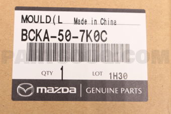 Mazda BCKA507K0C MOULD(L),FRONT